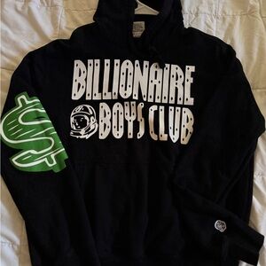 Billionaire Boys Club Black and Green Hoodie